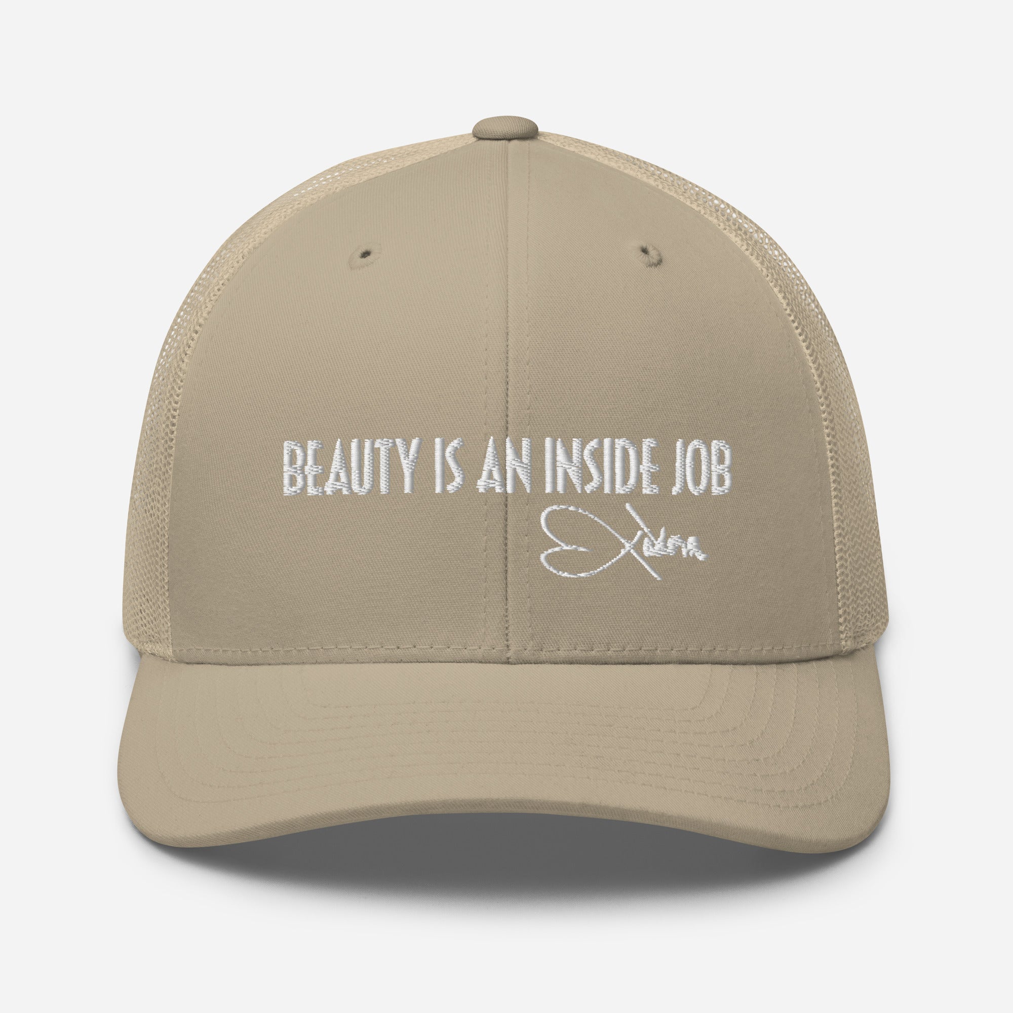 BEAUTY IS AN INSIDE JOB - Trucker Cap -W